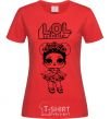 Women's T-shirt Lol surprise wreath and a doodle red фото