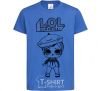 Kids T-shirt Lol surprise in a beret royal-blue фото