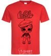 Men's T-Shirt Lol surprise in a beret red фото