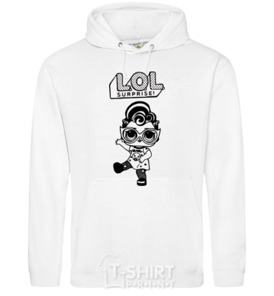 Men`s hoodie Lol surprise in a T-shirt White фото