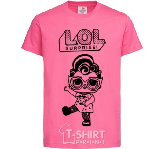 Детская футболка Lol surprise в футболке Ярко-розовый фото