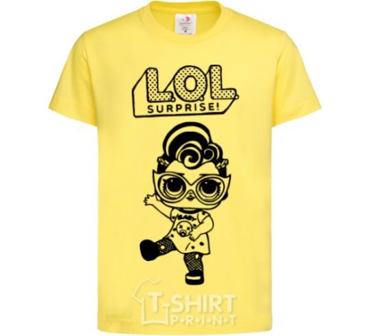 Kids T-shirt Lol surprise in a T-shirt cornsilk фото