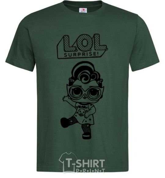 Мужская футболка Lol surprise в футболке Темно-зеленый фото