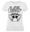 Women's T-shirt Lol hamster White фото