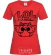 Women's T-shirt Lol hamster red фото