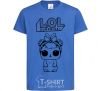 Kids T-shirt Lol bunny royal-blue фото