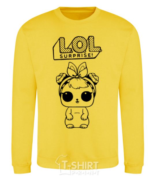 Sweatshirt Lol bunny yellow фото