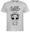 Men's T-Shirt Lol bunny grey фото