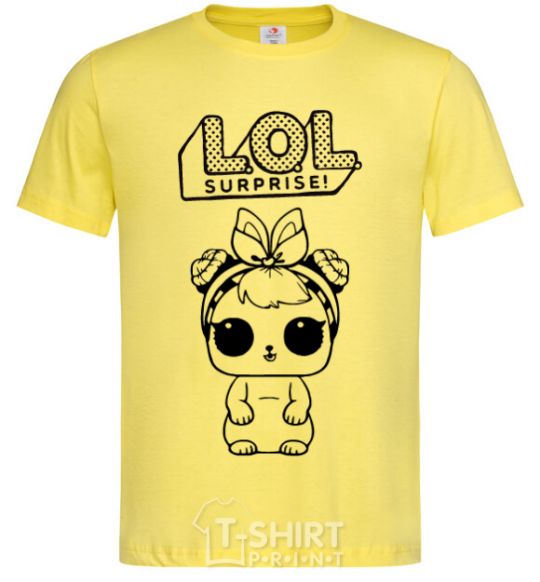 Мужская футболка Lol зайчик Лимонный фото