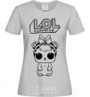 Women's T-shirt Lol bunny grey фото