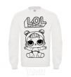 Sweatshirt Lol baby White фото