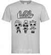 Men's T-Shirt Lol three dolls rock grey фото