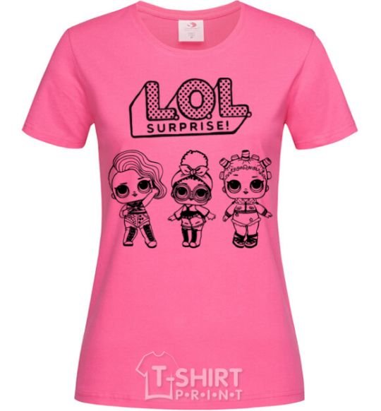 Women's T-shirt Lol three dolls rock heliconia фото