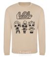 Sweatshirt Lol three dolls rock sand фото