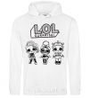 Men`s hoodie Lol three dolls rock White фото