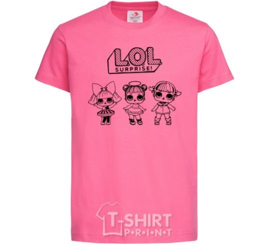 Kids T-shirt Lol three angel dolls heliconia фото