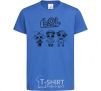 Kids T-shirt Lol three angel dolls royal-blue фото