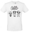 Men's T-Shirt Lol three angel dolls White фото