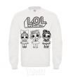 Sweatshirt Lol three Merlin dolls White фото