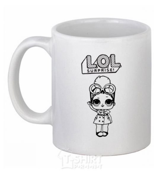 Ceramic mug Lol surprise в плаще White фото