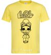 Мужская футболка Lol surprise в плаще Лимонный фото