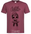 Men's T-Shirt Lol surprise Miss Punk burgundy фото