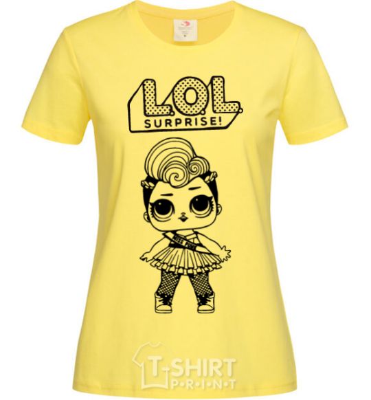 Женская футболка Lol surprise мисс Панк Лимонный фото