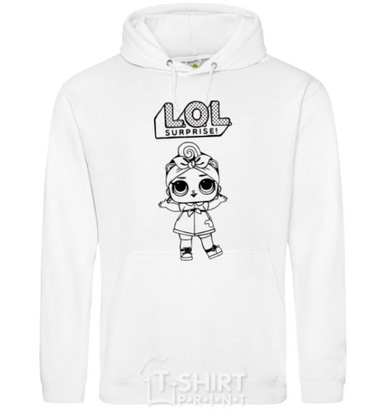 Men`s hoodie Lol surprise artist White фото