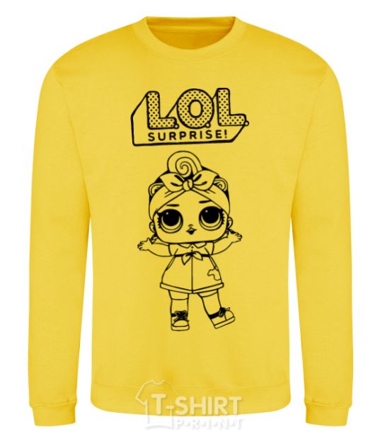 Sweatshirt Lol surprise artist yellow фото