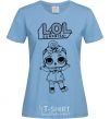 Women's T-shirt Lol surprise artist sky-blue фото