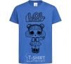 Kids T-shirt Lol surprise in winter headphones royal-blue фото