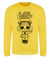 Sweatshirt Lol surprise in winter headphones yellow фото