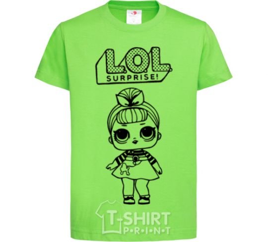 Kids T-shirt Lol surprise with the poodle orchid-green фото