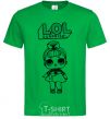 Men's T-Shirt Lol surprise with the poodle kelly-green фото