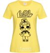 Женская футболка Lol surprise с пуделем Лимонный фото