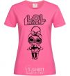 Женская футболка Lol surprise с дулькой и в повязке Ярко-розовый фото