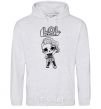 Men`s hoodie Lol surprise american style sport-grey фото