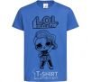 Детская футболка Lol surprise американский стиль Ярко-синий фото
