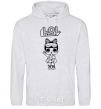 Men`s hoodie Lol surprise bunny slippers sport-grey фото