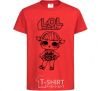 Kids T-shirt Lol surprise tiger skirt red фото