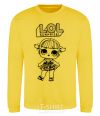 Sweatshirt Lol surprise tiger skirt yellow фото