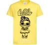 Детская футболка Lol surprise тигровая накидка Лимонный фото