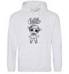 Men`s hoodie Lol surprise in boots sport-grey фото