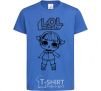 Kids T-shirt Lol surprise in boots royal-blue фото