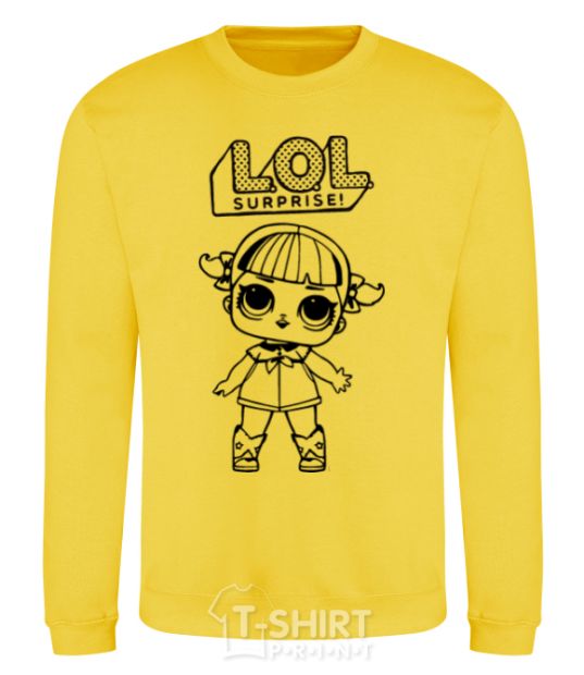 Sweatshirt Lol surprise in boots yellow фото