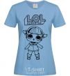 Women's T-shirt Lol surprise in boots sky-blue фото