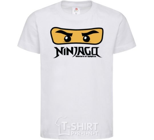 Детская футболка Ninjago Masters of Spinjitzu Белый фото