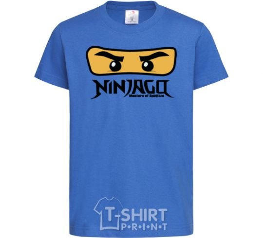 Детская футболка Ninjago Masters of Spinjitzu Ярко-синий фото