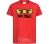 Детская футболка Ninjago Masters of Spinjitzu Красный фото