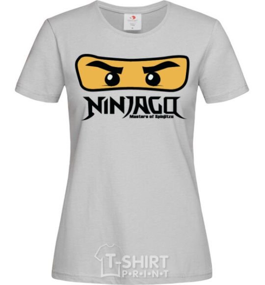 Women's T-shirt Ninjago Masters of Spinjitzu grey фото